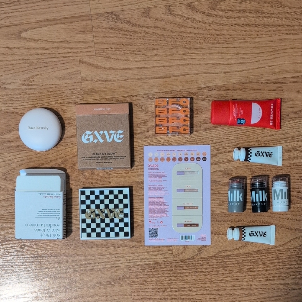 Rare Beauty Soft Pinch Blush In Joy & Check My Glow - Plus Lots Of Freebies!